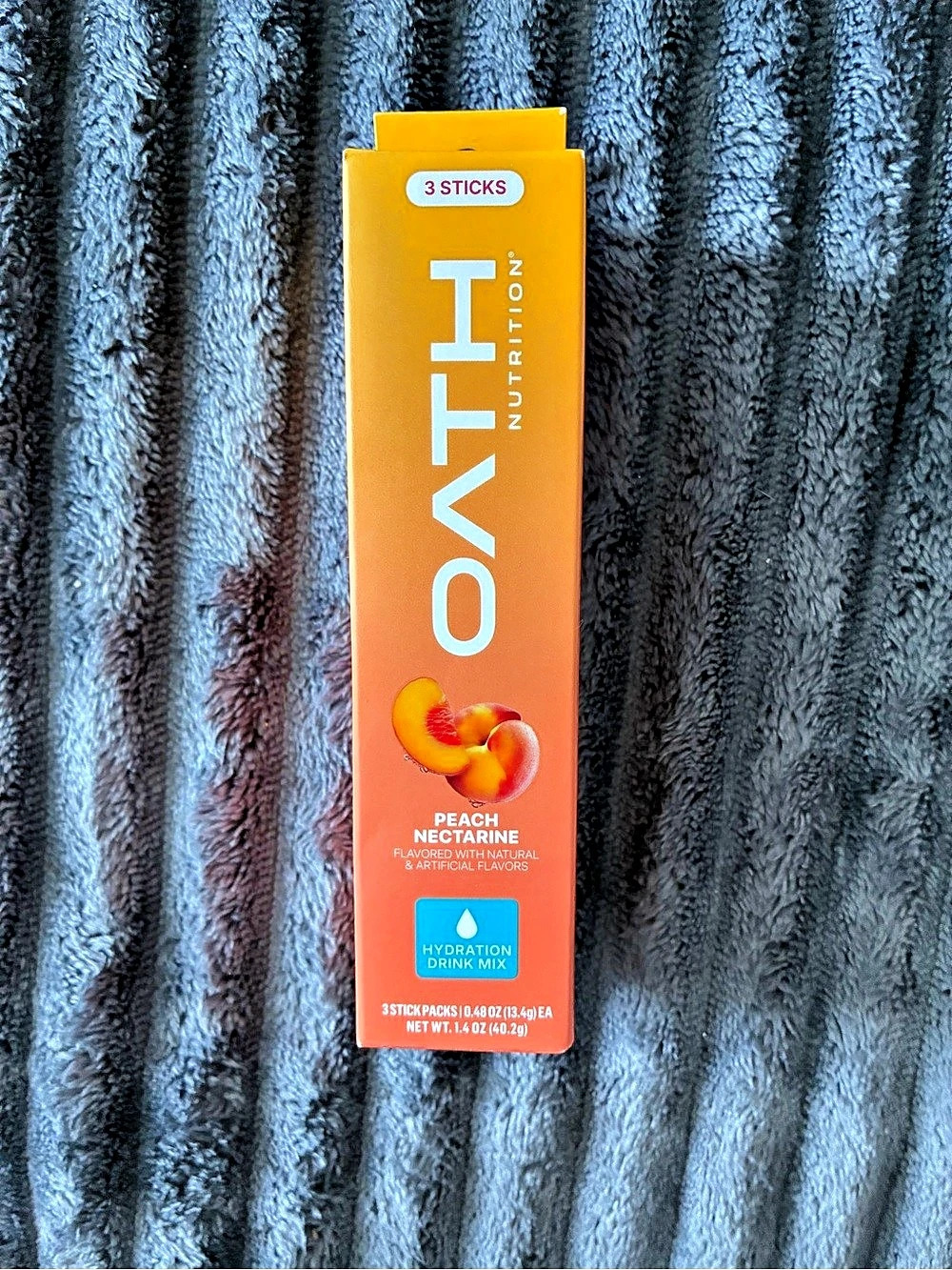 4 Boxes OATH Nutrition Peach Nectarine 3 Sticks per Box